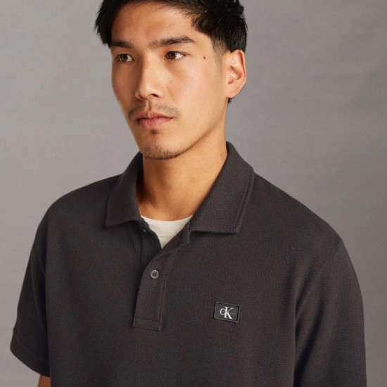 Calvin Klein Ανδρική μπλούζα polo Monogram Label Polo Shirt